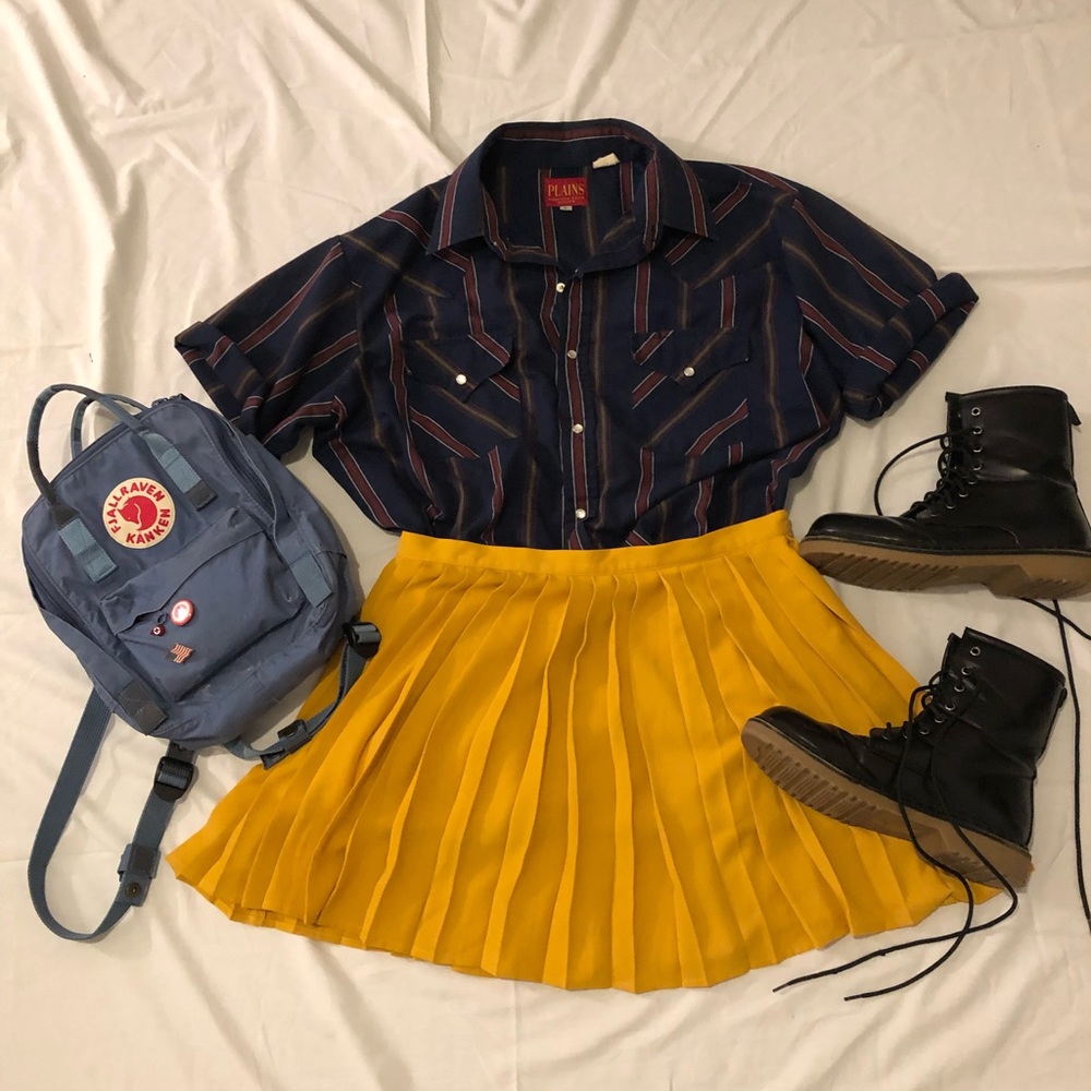 Vintage Striped Button Down Shirt